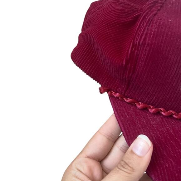 VTG Texas A&M University Aggies Snapback Hat Cap Maroon Moja Corduroy Rope - Picture 7 of 8